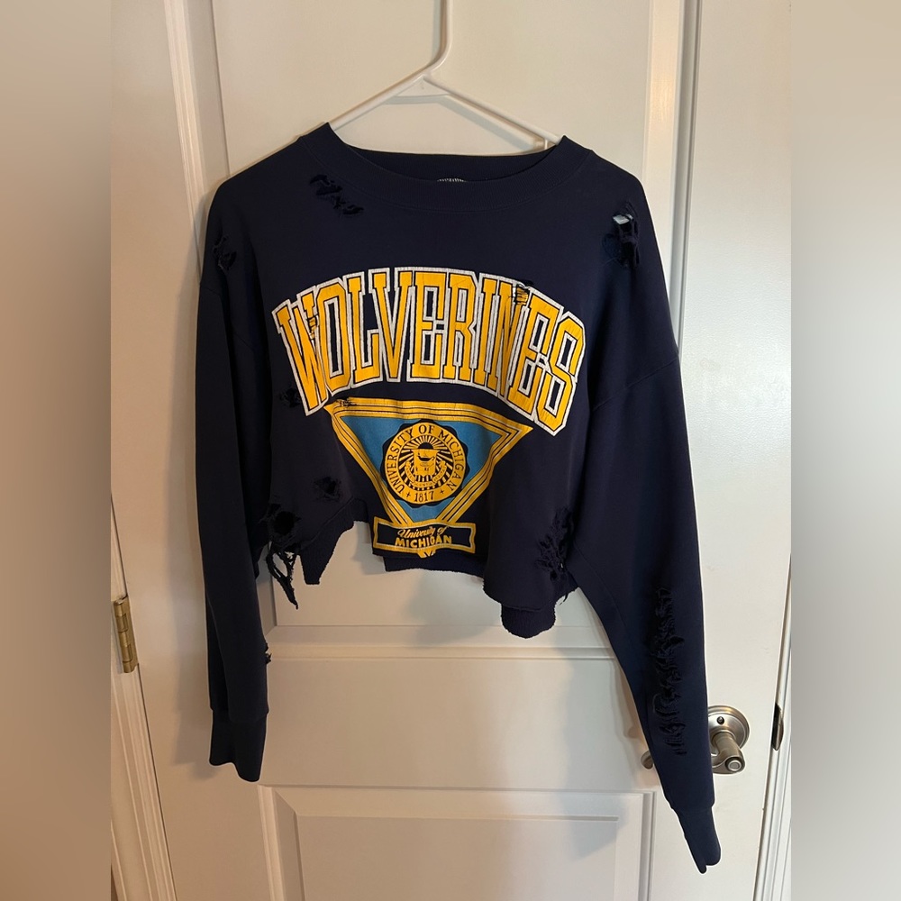Furst of a kind Michigan cropped crew neck